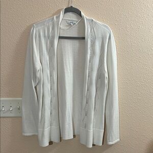 Croft & Barrow Cream Sweater Cardigan